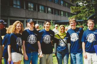 Morris, far left, attended the Kentucky Governor’s Scholar program while in high school. It was where she was introduced to engineering. Photo provided.